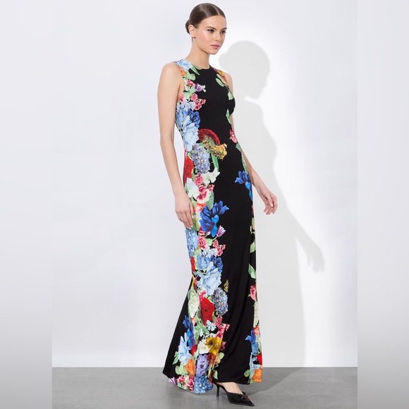 $495 Alice + Olivia
Delora Floral Sleeveless Maxi Dress size 4 - Picture 4 of 13